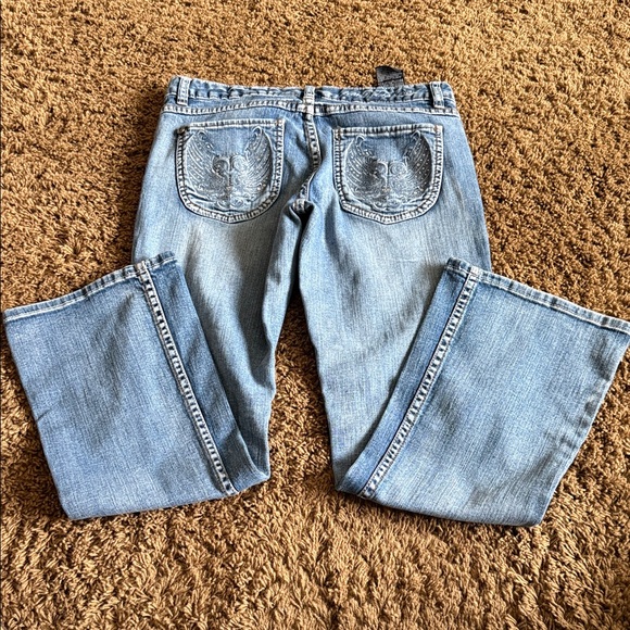 Harley-Davidson Women's Denim Flare Jeans - Picture 2 of 5